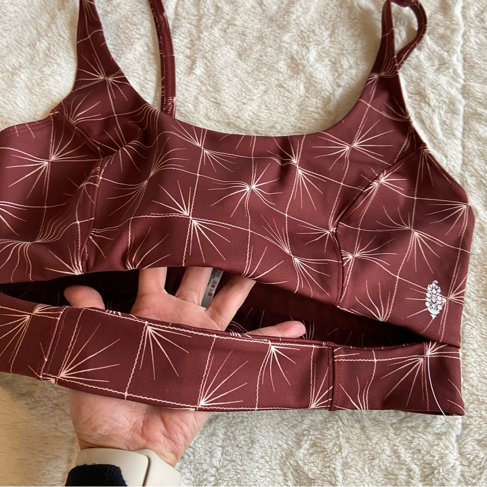 NWOT Free People Sneak Peek Sports Bra, L - Picture 6 of 8